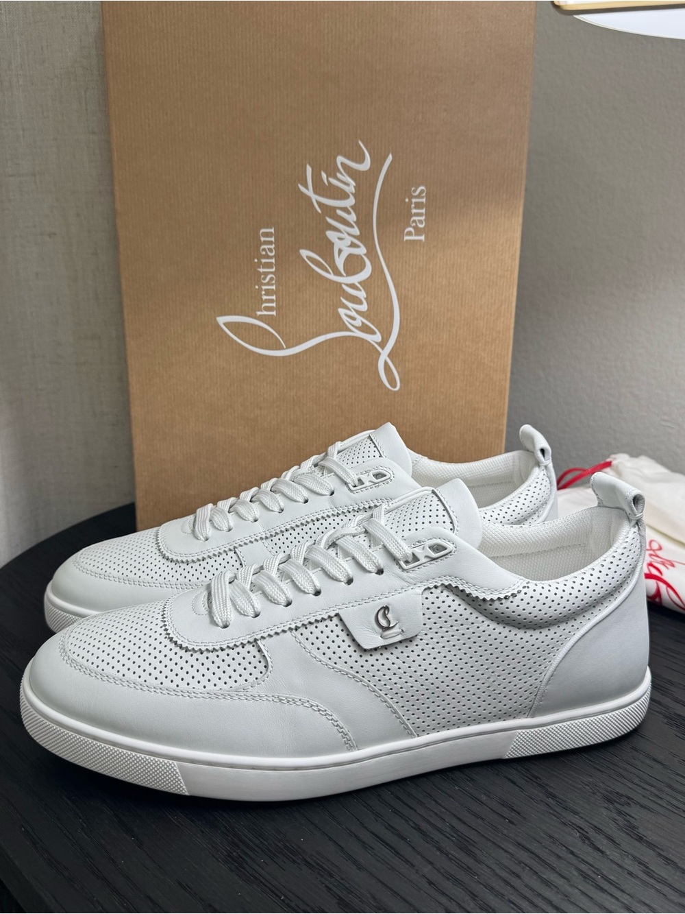 Christian Louboutin Tutti Rui Sneakers Leather White